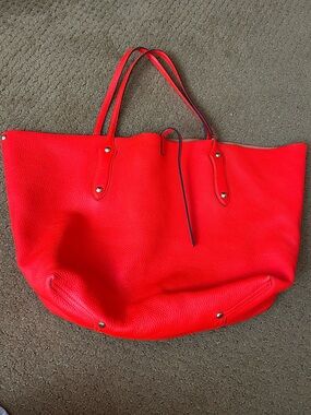 Annabel Ingall large red tote